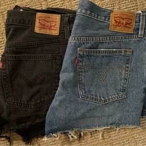 Levi's 501 Jean Shorts x 2
